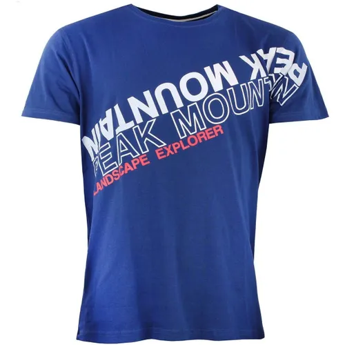 T-shirt Korte Mouw Peak Mountain T-shirt manches courtes homme CYCLONE