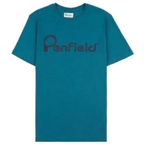 T-shirt Korte Mouw Penfield T-shirt Bear chest print