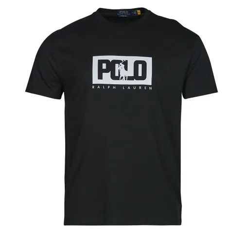 T-shirt Korte Mouw Polo Ralph Lauren T-SHIRT AJUSTE EN COTON LOGO POLO RALPH LAUREN