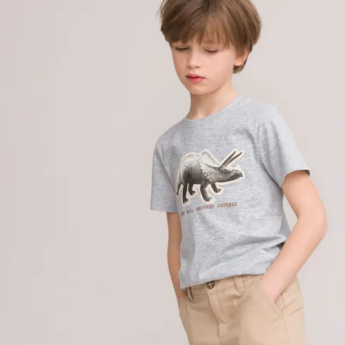 T-shirt met dinosaurus motief, bio katoen