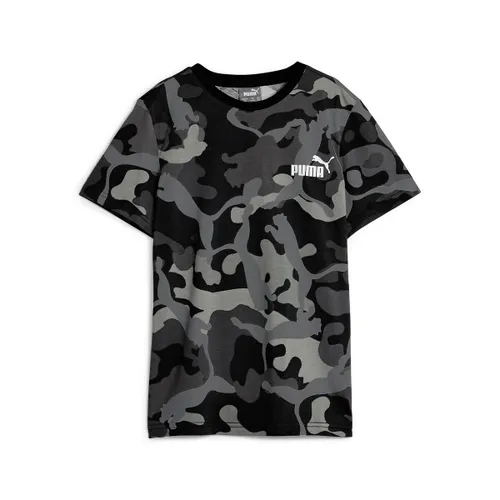 T-shirt met korte mouwen, camouflageprint