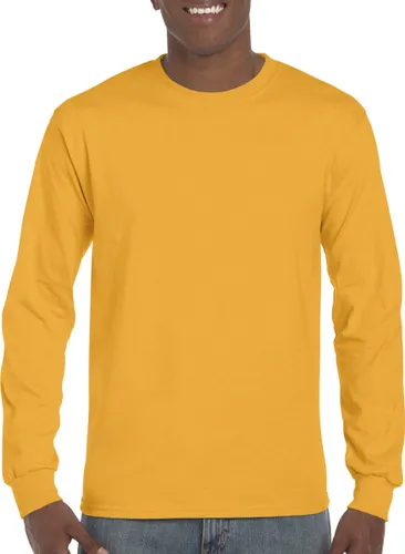 T-shirt met lange mouwen 'Ultra Cotton' Gold - S