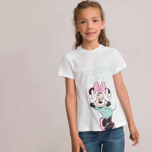T-shirt met ronde hals, Minnie Mouse motief