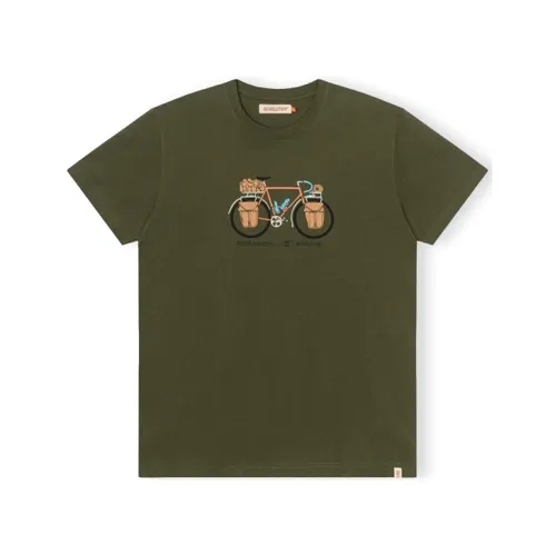 T-shirt Revolution T-Shirt Regular 1344 PAC - Army