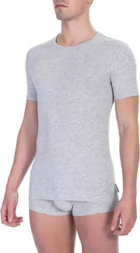 T-shirt van grijs katoen