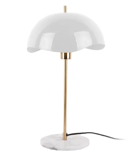 Table Lamp Waved Dome Enamel
