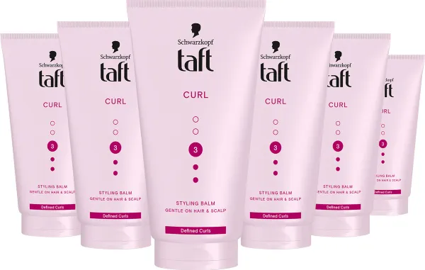 Taft - Balm Curl Spray - Overnight Wonder - 6 x 150 ml - Voordeelverpakking