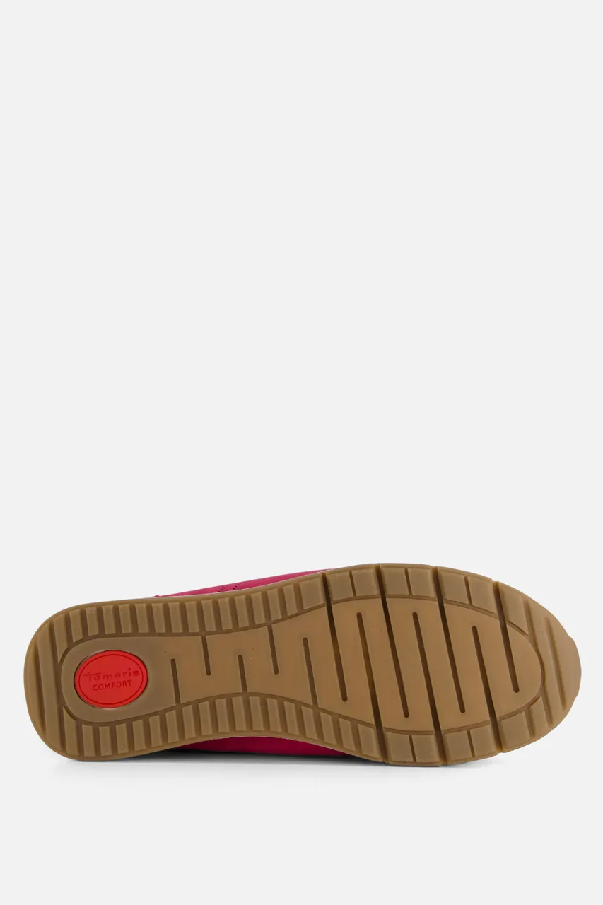 Tamaris Comfort Sneakers roze Leer