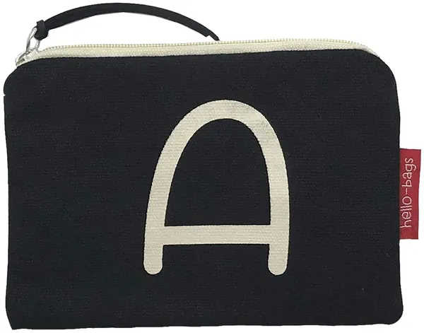 tas, zwart., 14 cm, Stoffen en strandtas