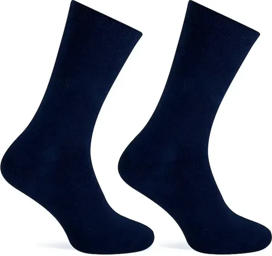 Teckel 2-paar Badstof sokken dames - Geheel badstof - 46 - Zwart
