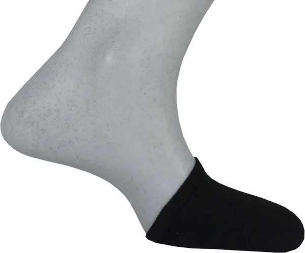Teckel 2 paar - Teen sokjes - Katoen - Halve sokken - DSS519 - Zwart