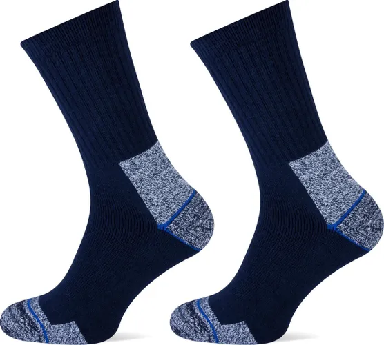 Teckel 6 paar werk sokken met versterkte teen en hiel - marine