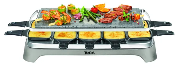 Tefal Inox&Design Raclette en Pierrade