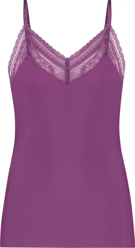 ten Cate Secrets spaghetti top lace purple voor Dames |