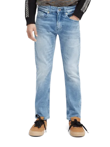 The Drop tapered jeans   Blue Clash - Maat 13 - Multicolor - Jongen - Jeans - Scotch & Soda