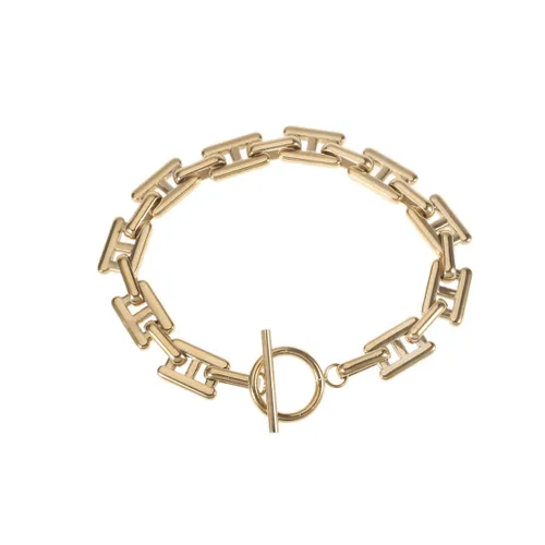 The Jewellery Club - Stella bracelet gold - Armband - Dames armband - Schakelarmband - Stainless steel - Goud - 18,5 cm