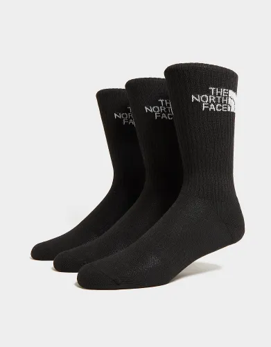 The North Face 3-Pack Crew Socks, Black