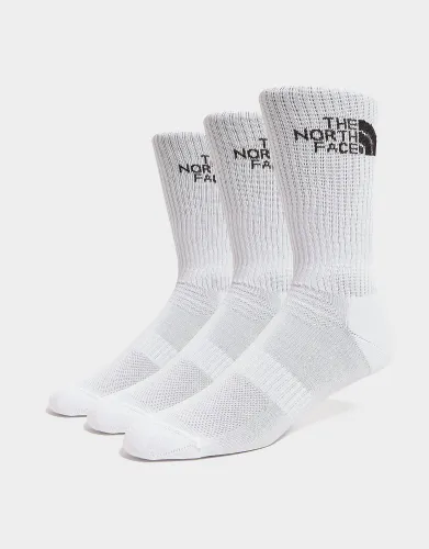 The North Face 3-Pack Crew Socks, White
