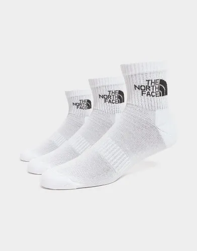The North Face 3-Pack Quarter Socks, White