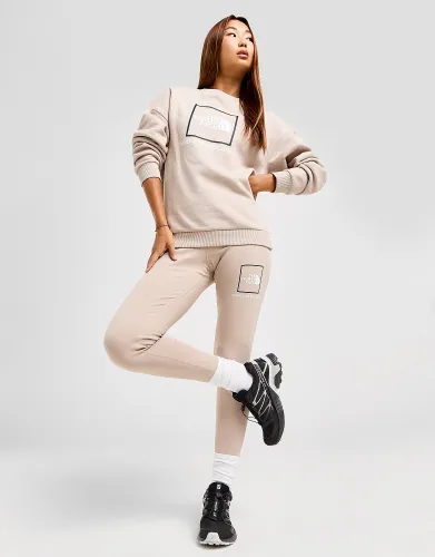 The North Face Box Logo Outline Leggings, Brown