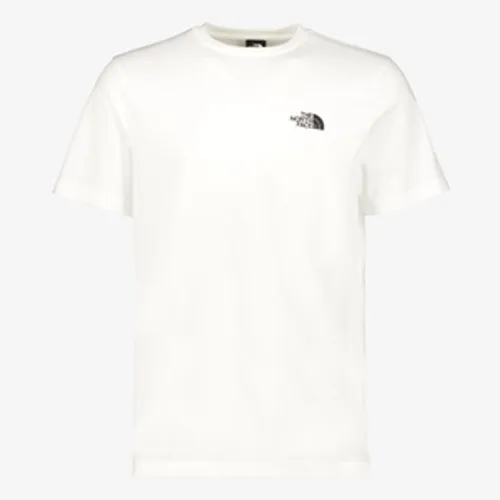 The North Face Simple Dome heren T-shirt wit