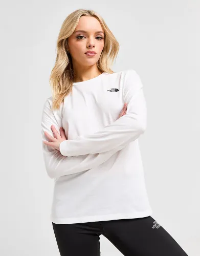 The North Face Simple Dome Long Sleeve T-Shirt, White