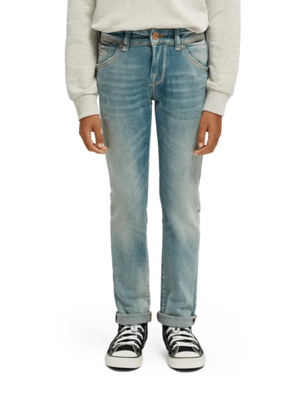 The Singel slim tapered jeans —  Cut the grass - Maat 8 - Multicolor - Jongen - Jeans - Scotch & Soda