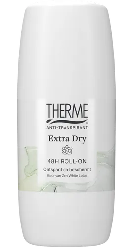 Therme Anti-Transpirant Extra Dry Zen White Lotus Roll-On Deoroller