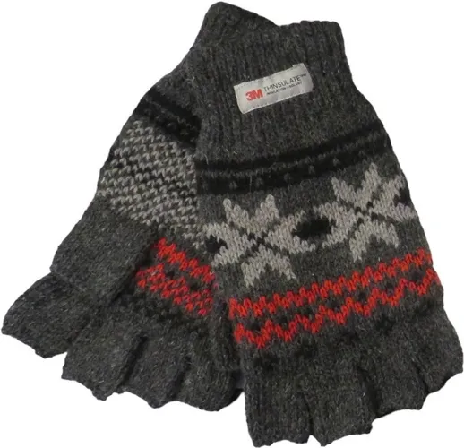 Thinsulate handschoen dames halve vingers - 30% wol