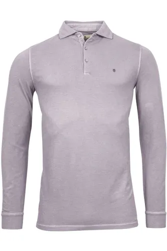 Thomas Maine Tailored Fit Polo shirt paars, Effen