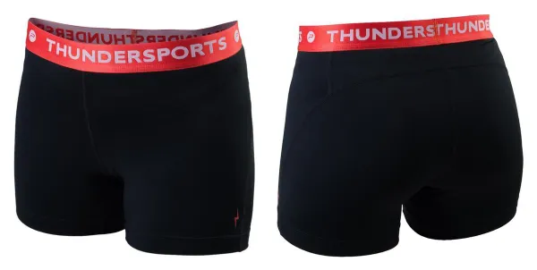 Thundersports Short - Sportbroek Dames - Zwart
