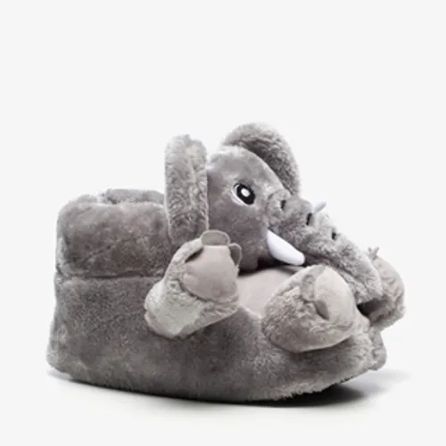 Thu!s gevoerde pantoffels olifant