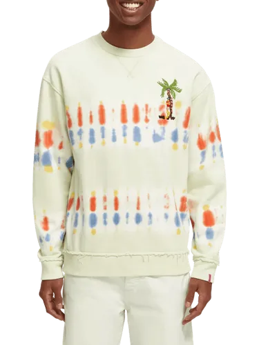 Tie-dye sweatshirt - Maat XXL - Multicolor - Man - Trui - Scotch & Soda