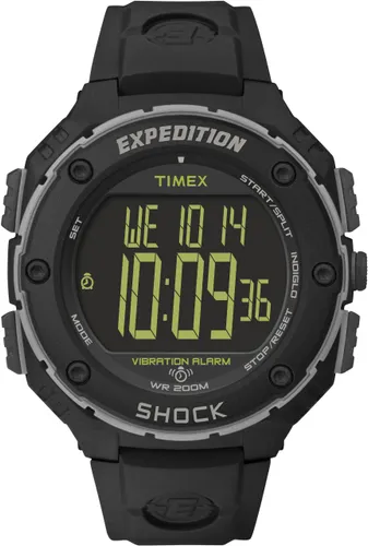 Timex Expedition Shock XL Heren 50 mm Resin Strap Watch