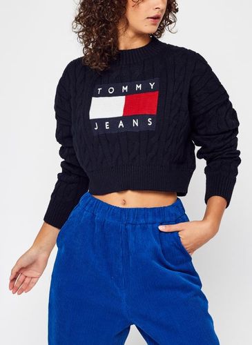 Tjw Bxy Center Flag Sweater by Tommy Jeans