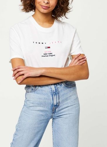 TJW Small Logo Text Tee by Tommy Jeans