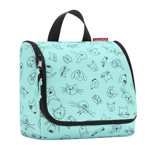 Toiletbag Kids Cats and Dogs Mint