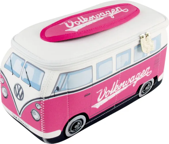 toilettas Volkswagen VW bus T2 (Bulli) - Large - kleur : roze/pink