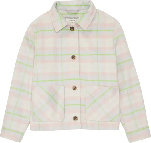 TOM TAILOR cropped checked overshirt Meisjes Jas
