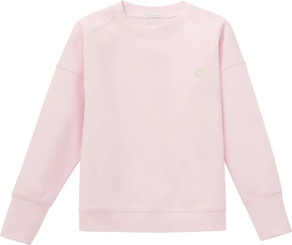 TOM TAILOR cropped embroidered sweatshirt Meisjes Trui