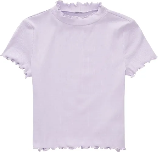 TOM TAILOR cropped mock neck t-shirt Meisjes T-shirt