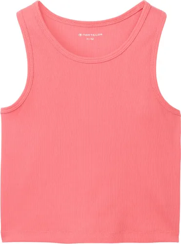 TOM TAILOR cropped rib top Meisjes T-shirt