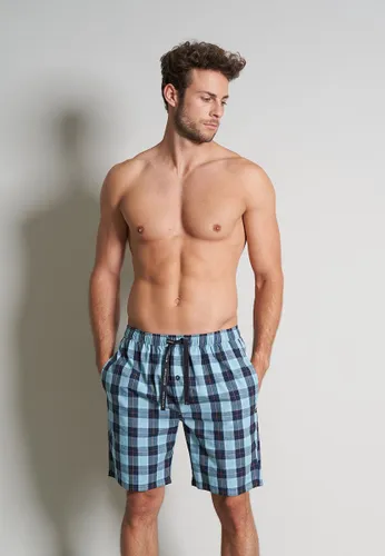 TOM TAILOR heren pyjama- of loungebroek - middengroen geruit