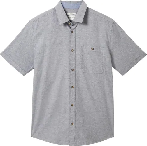 Tom Tailor Overhemd Basis Overhemd Met Korte Mouwen 1040122xx10 28941 Mannen