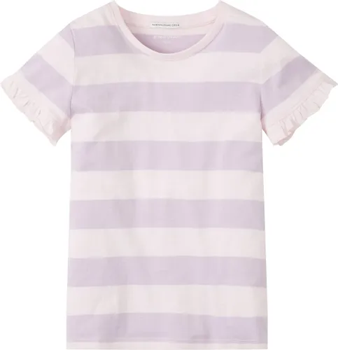 TOM TAILOR striped ruffled t-shirt Meisjes T-shirt