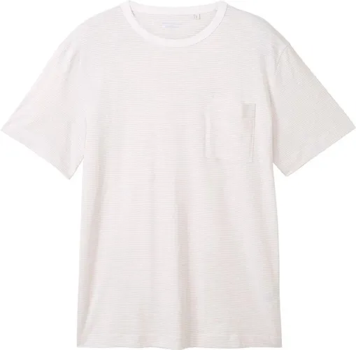 Tom Tailor T-shirt Gestreept T Shirt 1041783xx10 35619 Mannen