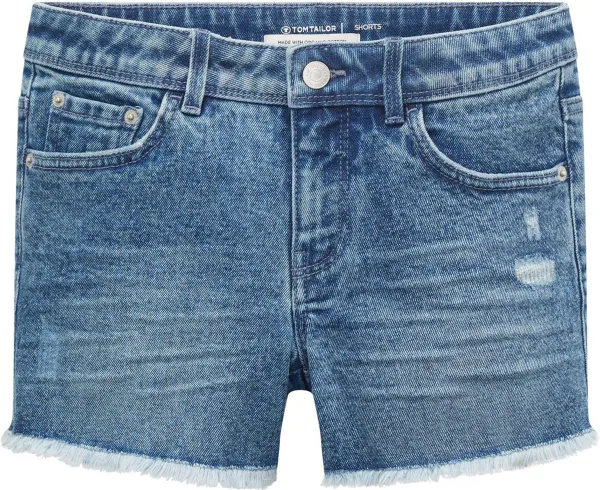 TOM TAILOR used look denim shorts Meisjes Jeans