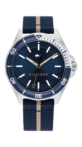 Tommy Hilfiger Analoge Quartz Horloge voor Mannen met Navy