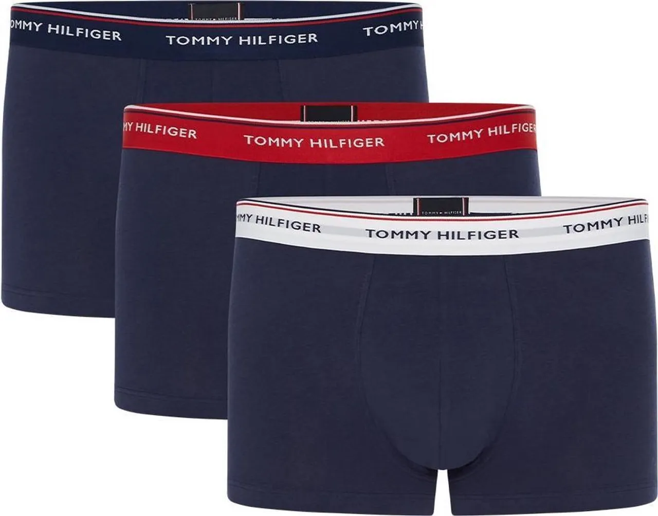 Tommy Hilfiger Boxershorts - Heren - 3-pack - Navy/Wit/Rood