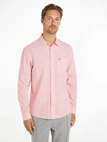 Tommy Hilfiger Casual Overhemd Linnen Blend Tickled Pink  